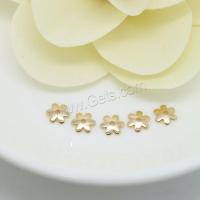 Brass Bead Cap, gold color plated, DIY, metallic color plated, nickel, lead & cadmium free, 6mm 