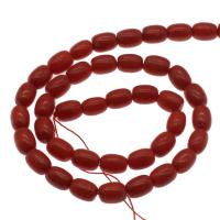 Natural Coral Beads, Drum, DIY, red, 9*6mm Approx 1mm Approx 14.9 Inch, Approx 