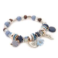Zinc Alloy Crystal Bracelets, with Crystal, fashion jewelry & for woman 6cm 