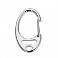 Zinc Alloy Snap Hook Clasp, durable & fashion jewelry & DIY silver color 