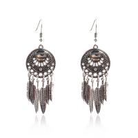 Fashion Fringe Earrings, Zinc Alloy, with Abalone Shell, plated, fashion jewelry & for woman, nickel, lead & cadmium free 