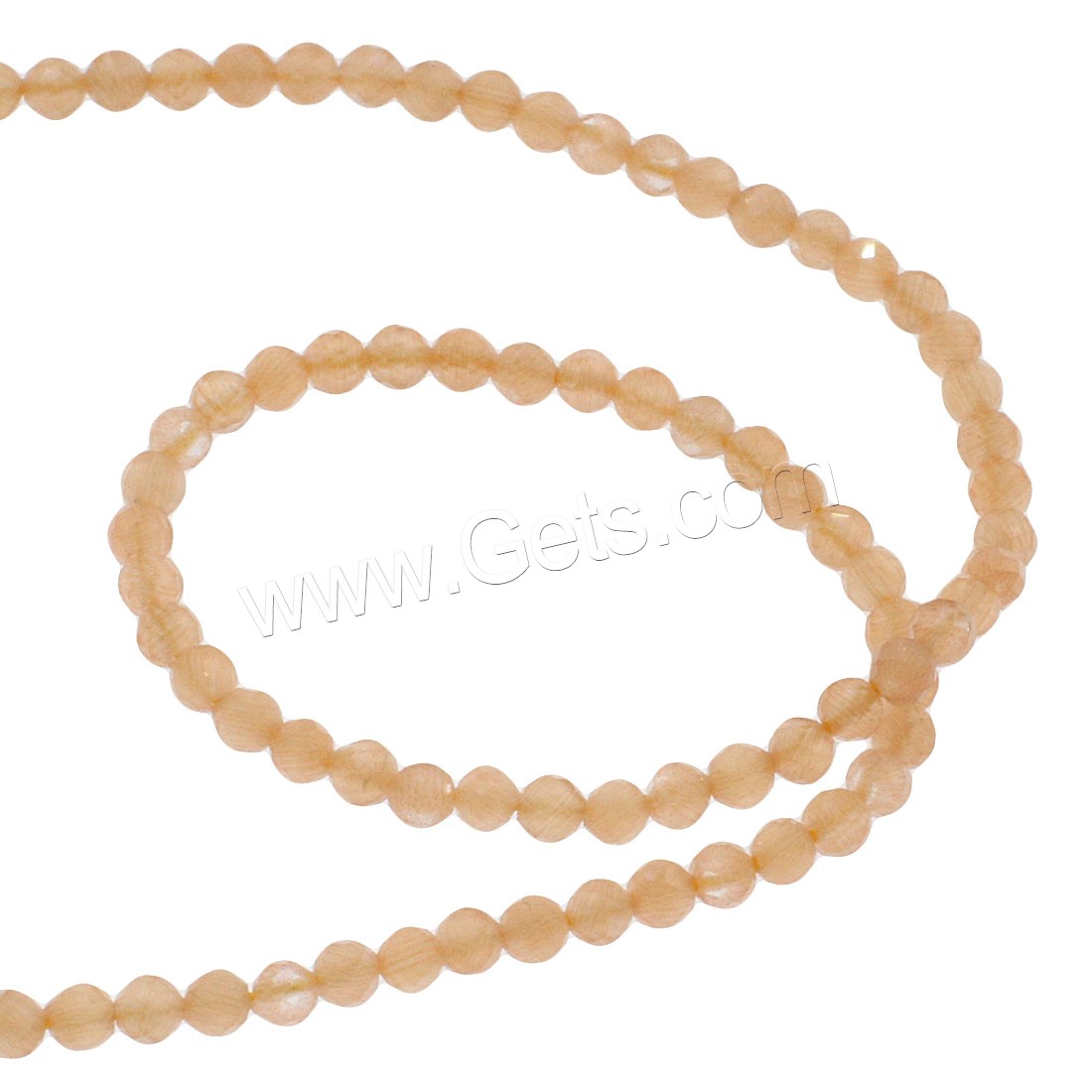 Natürlicher Quarz Perle, rund, verschiedene Größen vorhanden & facettierte, keine, Bohrung:ca. 1mm, Länge:ca. 14.9 ZollInch, verkauft von Strang