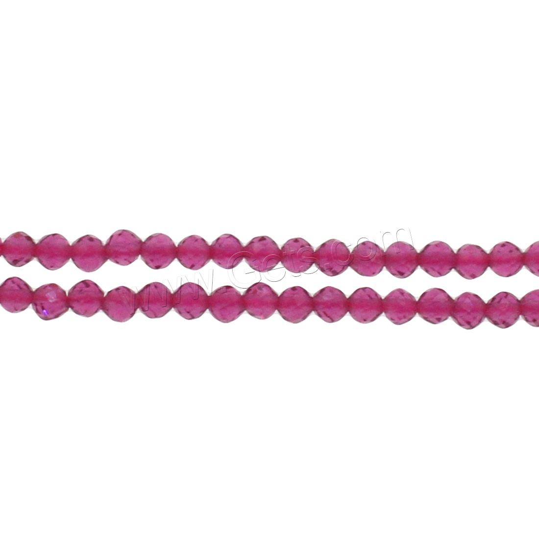 Natürlicher Quarz Perle, rund, verschiedene Größen vorhanden & facettierte, mehrere Farben vorhanden, Bohrung:ca. 1mm, Länge:ca. 14.9 ZollInch, verkauft von Strang