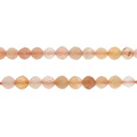 Perles en pierre grenat naturelles, Rond, normes différentes pour le choix & facettes, couleurs mélangées Environ 1mm Environ 14.9 pouce, Vendu par brin