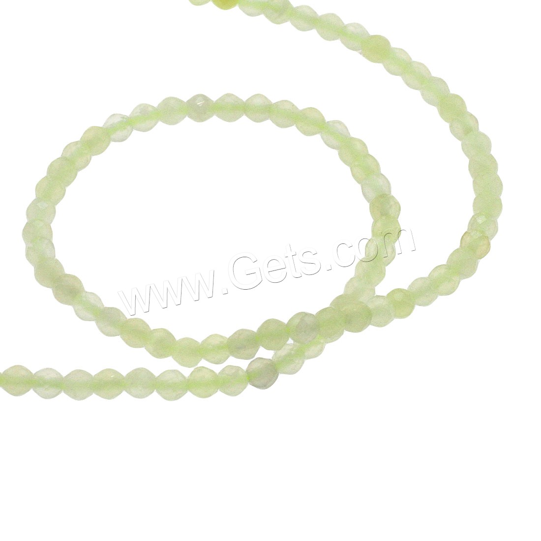 Jade Lemon Bead, Round, different size for choice & faceted, Hole:Approx 1mm, Length:Approx 14.9 Inch, Sold By Strand