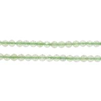 Prehnite Beads, Natural Prehnite, Round & faceted, green Approx 1mm Approx 14.9 Inch 