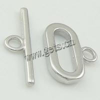 Brass Toggle Clasp, plated, single-strand Approx 2mm 