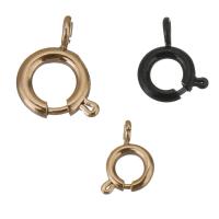 Fermoir anneau en acier inoxydable, Placage, bijoux de mode & normes différentes pour le choix, plus de couleurs à choisir, Vendu par PC