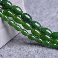 Jade Taiwan Perlen, Taiwan Jade, poliert, Modeschmuck & DIY & verschiedene Größen vorhanden, grün, Länge:ca. 15 ZollInch, verkauft von Strang