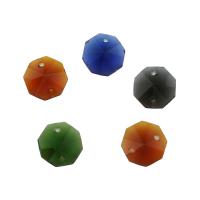 Resin Jewelry Connector, faceted & 1/1 loop 14*7mm Approx 2mm 