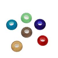 Lampwork Beads, faceted & large hole 13*8mm Approx 6mm 
