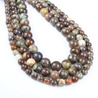 Leopard Skin Stone Bead, Round Approx 1mm Approx 14.9 Inch 