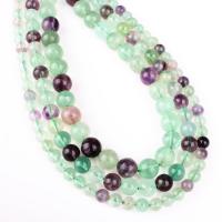 Colorful Fluorite Beads, Round Approx 1mm Approx 14.9 Inch 