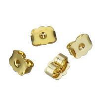 Brass Ear Nut Component, plated, durable Approx 0.5mm 