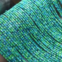 Perles en Turquoise naturelle, cadre, poli, DIY, vert Vendu par brin