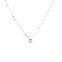 Brass Cubic Zirconia Necklace, with Cubic Zirconia, fashion jewelry 37cm+8.8cmx0.5cm 
