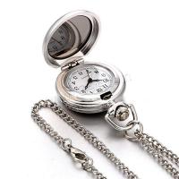 Pocket Watch, Zinc Alloy, Chinese movement, plated, random style & mixed pattern & Unisex, mixed colors Approx 31.5 Inch 