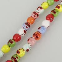 Printing Porcelain Beads, Pig Approx 2.5mm Approx 13 Inch, Approx 
