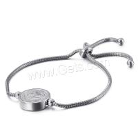 Stainless Steel Chain Bracelets, 316 Stainless Steel, plated, Unisex 16mm,2mm Approx 9.4 Inch 