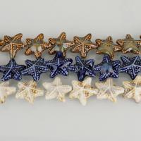 Lampwork Beads, Starfish 36x37-38x14-17mm Approx 3mm Approx 15.5 Inch, Approx 