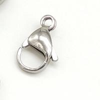 Stainless Steel Lobster Claw Clasp, polished, DIY  original color 