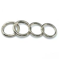 Zinc Alloy Spring Buckle, Donut, plated metallic color plated 
