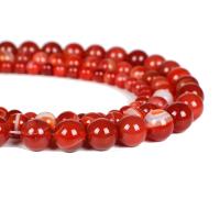 Natural Lace Agate Beads, Round, polished red Approx 16 Inch 