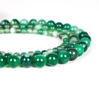 Natural Lace Agate Beads, Round, polished green Approx 16 Inch 