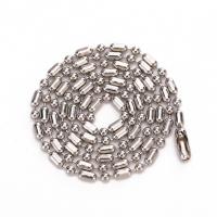 Eiserne Halskette Kette, Eisen, unisex, keine, 500x2.4mm, verkauft von PC