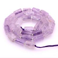 Natural Ametrine Beads, Column, fashion jewelry, purple, 8*11mmuff0c390mm 