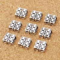 Sterling Silver Flat Beads, 925 Sterling Silver, plated, DIY & hollow & blacken 