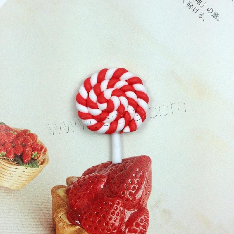 Polymer Ton Cabochon, Lollipop, Mini & Niedlich & DIY & verschiedene Größen vorhanden, keine, 10PCs/Tasche, verkauft von Tasche