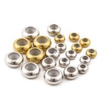 Stainless Steel Stopper Beads, plated, DIY 