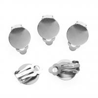 Stainless Steel Clip On Earring Finding, fashion jewelry & for woman 