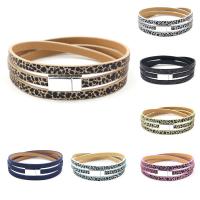 PU Leather Cord Bracelets, fashion jewelry 5mmx56.5CM 