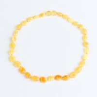 Fashion Necklace Jewelry, Amber, with Cotton Thread, fashion jewelry & for children 32-33cm 