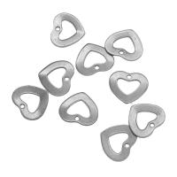 Stainless Steel Heart Pendants, 304 Stainless Steel, original color Approx 1mm 