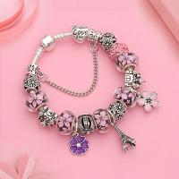 Zinc Alloy Crystal Bracelets, Crystal Hot Fix, with Zinc Alloy, fashion jewelry 