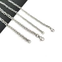 Stainless Steel Oval Chain, plated, cross chain & DIY original color 