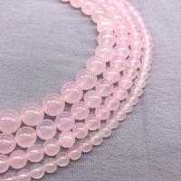 Chalcedony Beads, polished, DIY light pink 