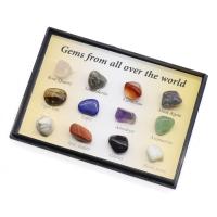 Edelstein Mineralien Specimen, 12 Stück & Mini & DIY, 85x60mm, 12PCs/Box, verkauft von Box