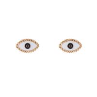 Evil Eye Earrings, Zinc Alloy, fashion jewelry & for woman & enamel 