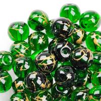 Drawbench Glass Beads, Round, stoving varnish, DIY 8~8.1mm Approx 1mm 