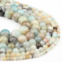 Amazonite Beads, ​Amazonite​, Round, polished, mixed colors 