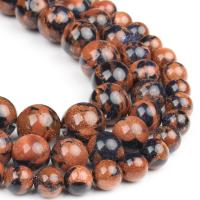 Goldstone Beads, Round, polished, brown 