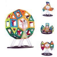 пластик Магнитная кирпичная игрушка, с пластик, для детей & разные стили для выбора, Много цветов для выбора, 50-200mm, продается указан