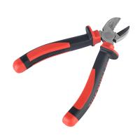 Alloy Steel Side Cutter, polished, durable & dyed red, 150mm 