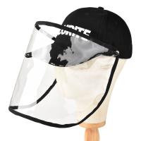 Droplets & Dustproof Face Shield Hat, Canvas, sun protection & windproof 