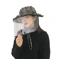 Droplets & Dustproof Face Shield Hat, Cotton, windproof, army green 
