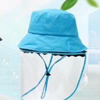 Droplets & Dustproof Face Shield Hat, Cotton, Thermal & sun protection & windproof & for children 